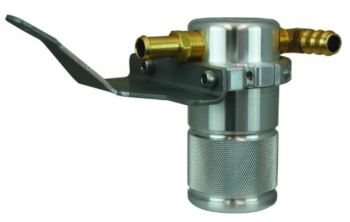 Picture of Moroso 07 - 11 Jeep 3.8L JK AirOil Separator Catch Can - Small Body - Billet Aluminum