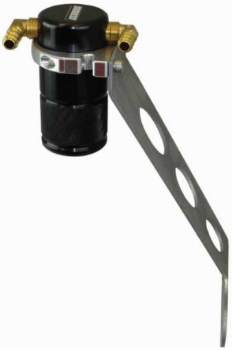 Picture of Moroso 05 - 13 Chevrolet Corvette06 - 13 ZO6 AirOil Separator Catch Can - Billet Aluminum - Black