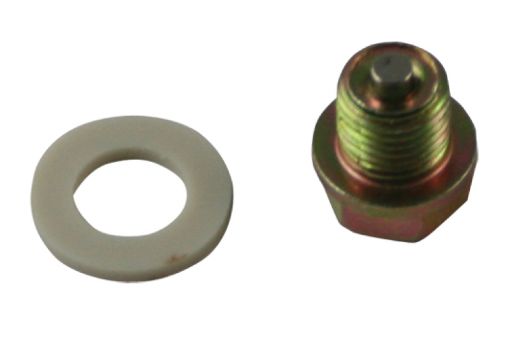 Picture of Moroso Oil Pan Drain Plug wNylon Washer - 14mm x 1.5 Thread (Use wPart No 2091120980)