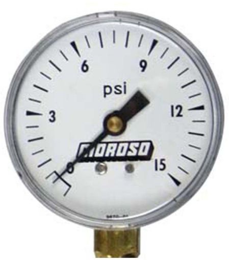 Picture of Moroso Tire Pressure Gauge Head 0 - 15psi (Replacement for Part No 89550)