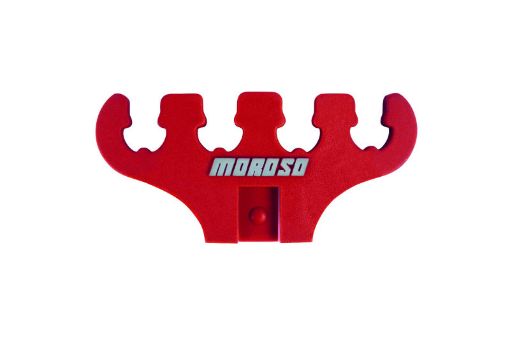 Picture of Moroso Wire Loom - 7 - 9mm - 4 Hole - Red - 2 Per Card