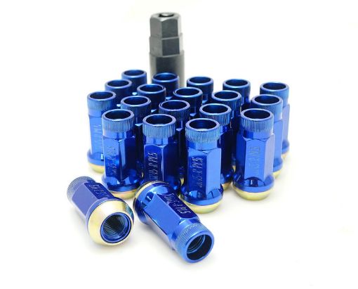 Picture of Wheel Mate Muteki SR45R Lug Nut Kit 12x1.25 - Blue
