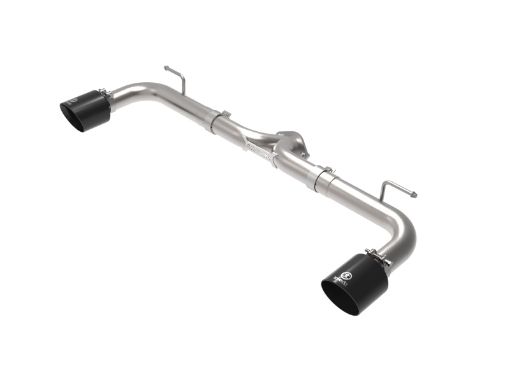 Picture of aFe Takeda 2 - 12in 304 SS Axle - Back Exhaust w Black Tip 14 - 18 Mazda 3 L4 2.0L2.5L