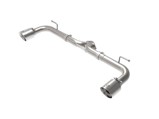Picture of aFe Takeda 2 - 12in 304 SS Axle - Back Exhaust w Polished Tips 14 - 18 Mazda 3 L4 2.0L2.5L