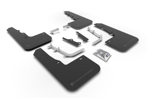 Picture of Rally Armor 20 - 24 Hyundai Venue Black Mud Flap Grey Logo