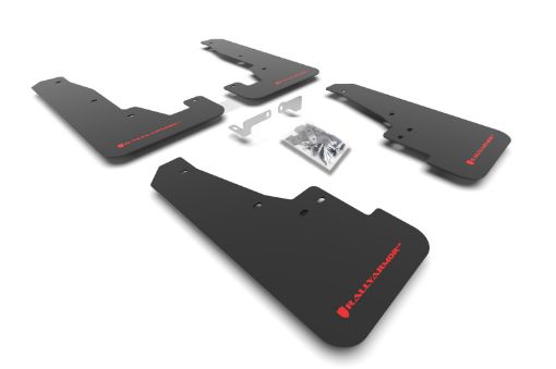 Picture of Rally Armor 16 - 24 Dodge Durango GTHellcatRTSRT 392SXT Black UR Mud Flap Red Logo