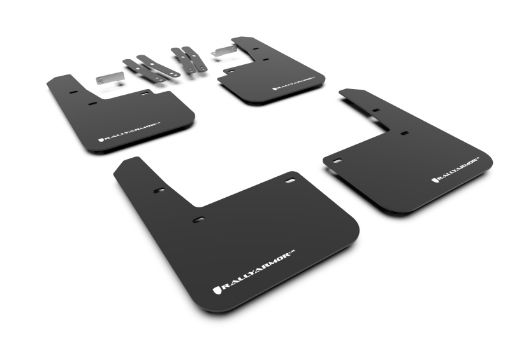 Picture of Rally Armor 18 - 23 Hyundai Kona Black UR Mud Flap White Logo