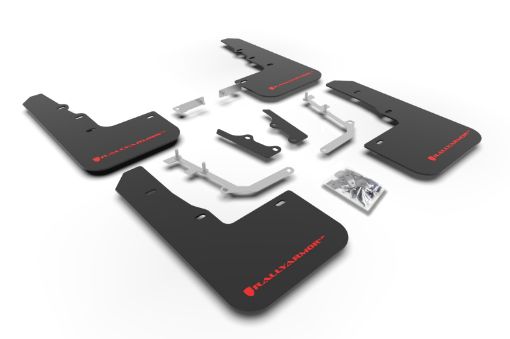 Picture of Rally Armor 20 - 24 Hyundai Venue Black Mud Flap Red Logo