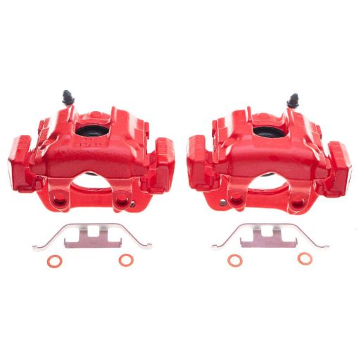 Picture of Power Stop 04 - 10 BMW X3 Rear Red Calipers - Pair