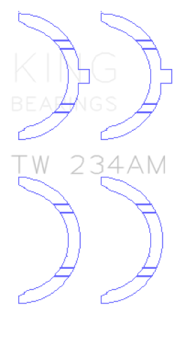 Picture of King Toyota 22RE Thrust Washer Set