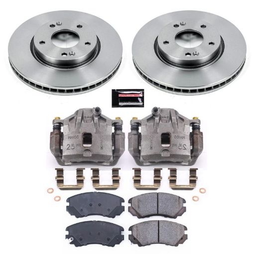 Picture of Power Stop 03 - 05 Hyundai Tiburon Front Autospecialty Brake Kit wCalipers