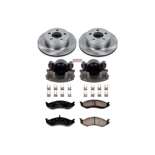 Picture of Power Stop 99 - 01 Jeep Cherokee Front Autospecialty Brake Kit wCalipers