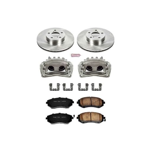 Picture of Power Stop 05 - 06 Saab 9 - 2X Front Autospecialty Brake Kit wCalipers