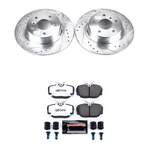 Picture of Power Stop 99 - 04 Land Rover Discovery Rear Z26 Street Warrior Brake Kit wCalipers
