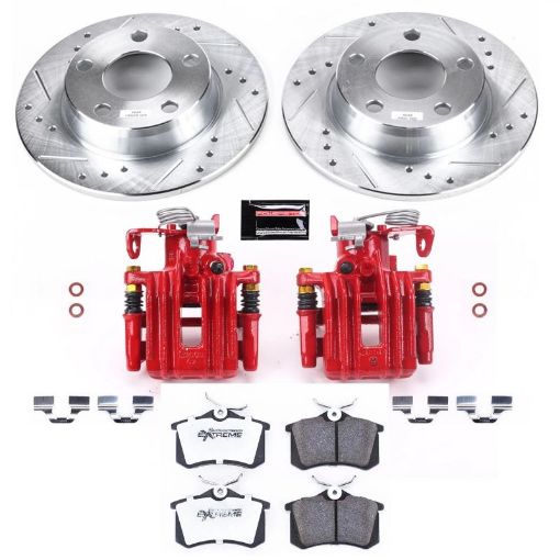 Picture of Power Stop 01 - 05 Audi Allroad Quattro Rear Z26 Street Warrior Brake Kit wCalipers