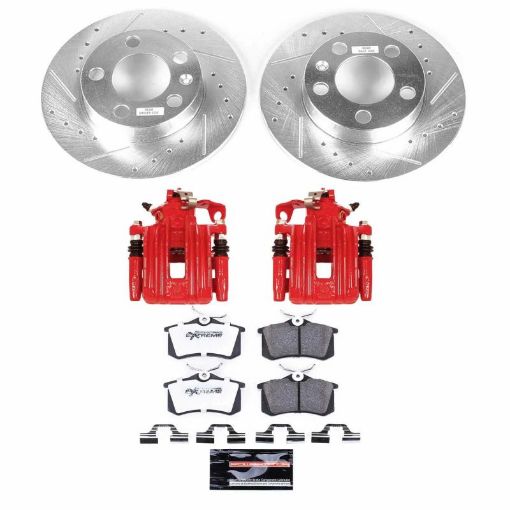 Picture of Power Stop 00 - 10 Volkswagen Beetle Rear Z26 Street Warrior Brake Kit wCalipers