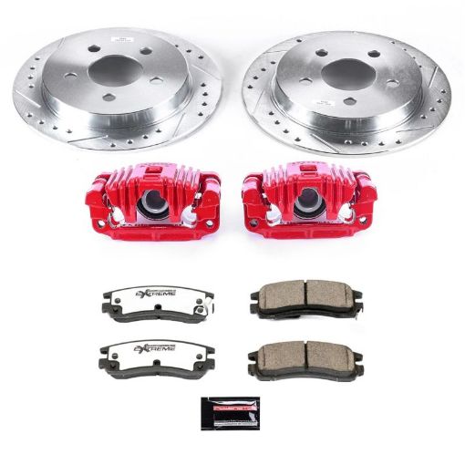 Picture of Power Stop 99 - 04 Oldsmobile Alero Rear Z26 Street Warrior Brake Kit wCalipers