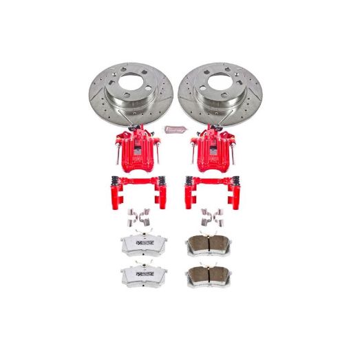 Picture of Power Stop 01 - 05 Volkswagen Jetta Rear Z26 Street Warrior Brake Kit wCalipers