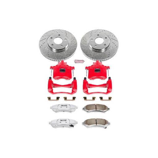 Picture of Power Stop 00 - 04 Buick LeSabre Front Z26 Street Warrior Brake Kit wCalipers