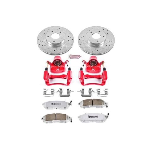 Picture of Power Stop 02 - 04 Infiniti I35 Front Z26 Street Warrior Brake Kit wCalipers