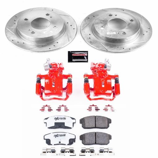 Picture of Power Stop 02 - 06 Nissan Sentra Rear Z26 Street Warrior Brake Kit wCalipers