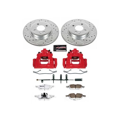 Picture of Power Stop 02 - 06 Mini Cooper Front Z26 Street Warrior Brake Kit wCalipers