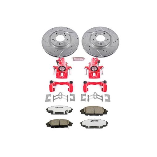 Picture of Power Stop 00 - 09 Honda S2000 Front Z26 Street Warrior Brake Kit wCalipers