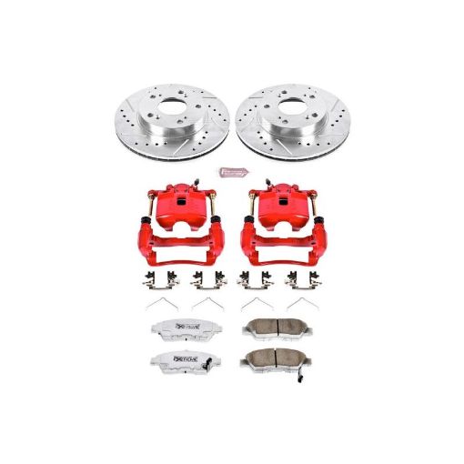 Picture of Power Stop 02 - 06 Acura RSX Front Z26 Street Warrior Brake Kit wCalipers