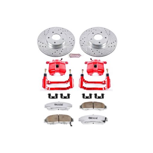 Picture of Power Stop 99 - 04 Acura RL Front Z26 Street Warrior Brake Kit wCalipers