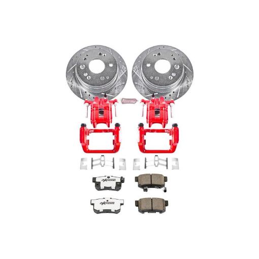 Picture of Power Stop 01 - 03 Acura CL Rear Z26 Street Warrior Brake Kit wCalipers