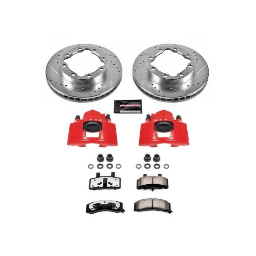 Picture of Power Stop 94 - 99 Chevrolet K1500 Suburban Front Z36 Truck Tow Brake Kit wCalipers