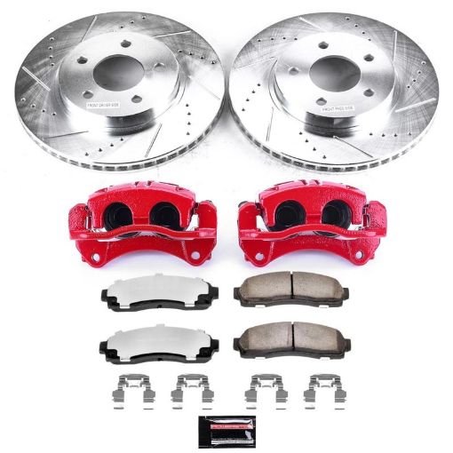 Picture of Power Stop 05 - 06 Chevrolet Equinox Front Z36 Truck Tow Brake Kit wCalipers