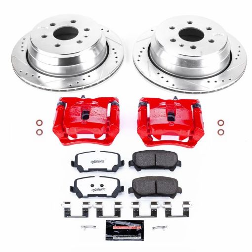 Picture of Power Stop 15 - 19 Chevrolet Colorado Rear Z36 Truck Tow Brake Kit wCalipers