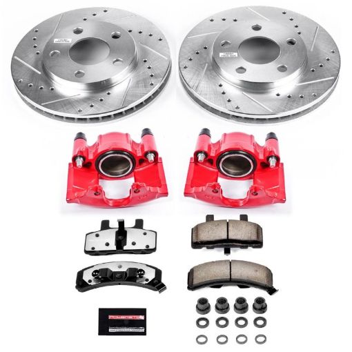 Picture of Power Stop 90 - 93 Cadillac DeVille Front Z36 Truck Tow Brake Kit wCalipers