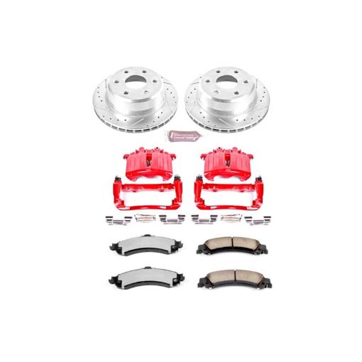 Picture of Power Stop 02 - 06 Cadillac Escalade Rear Z36 Truck Tow Brake Kit wCalipers