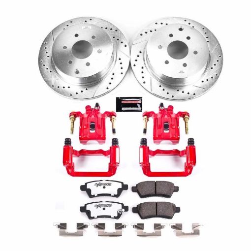 Picture of Power Stop 05 - 12 Nissan Pathfinder Rear Z36 Truck Tow Brake Kit wCalipers