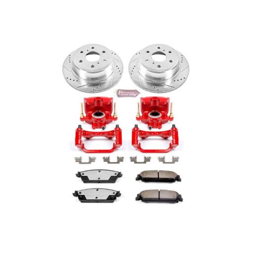 Picture of Power Stop 07 - 14 Cadillac Escalade Rear Z36 Truck Tow Brake Kit wCalipers