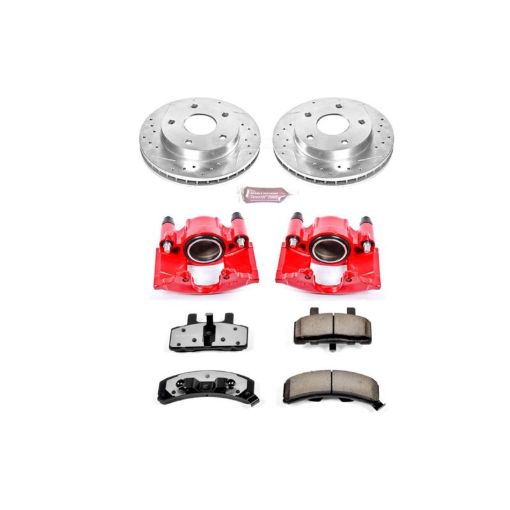 Picture of Power Stop 94 - 99 Dodge Ram 1500 Front Z36 Truck Tow Brake Kit wCalipers