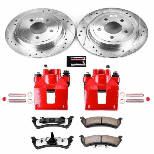 Picture of Power Stop 2003 Ford Explorer Sport Rear Z36 Truck Tow Brake Kit wCalipers