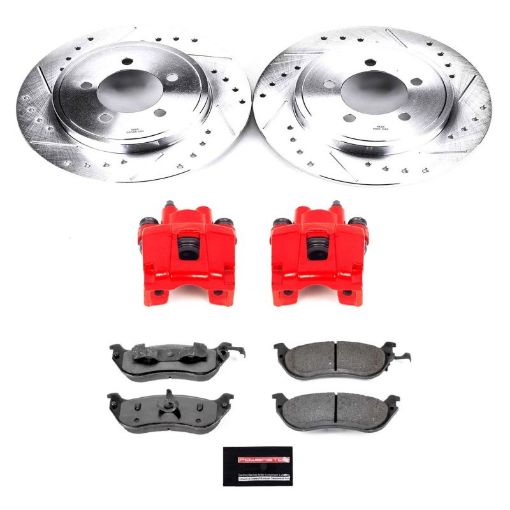 Picture of Power Stop 02 - 05 Ford Explorer Rear Z36 Truck Tow Brake Kit wCalipers