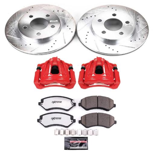 Picture of Power Stop 02 - 07 Jeep Liberty Front Z36 Truck Tow Brake Kit wCalipers