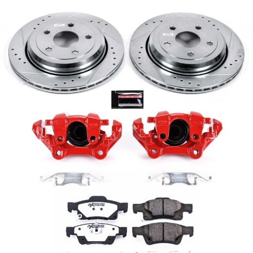 Picture of Power Stop 11 - 17 Dodge Durango Rear Z36 Truck Tow Brake Kit wCalipers