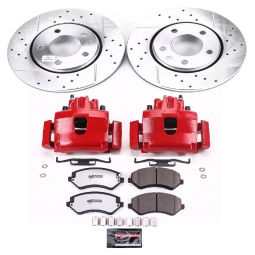 Picture of Power Stop 2003 Chrysler Voyager Front Z36 Truck Tow Brake Kit wCalipers
