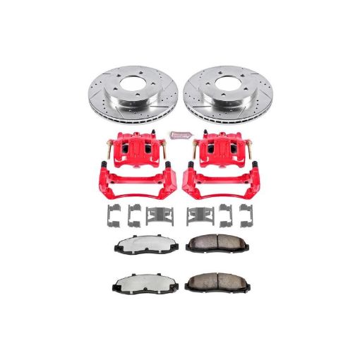 Picture of Power Stop 97 - 00 Ford F - 150 Front Z36 Truck Tow Brake Kit wCalipers