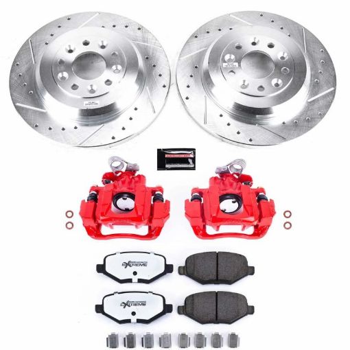 Picture of Power Stop 2009 Ford Flex Rear Z36 Truck Tow Brake Kit wCalipers