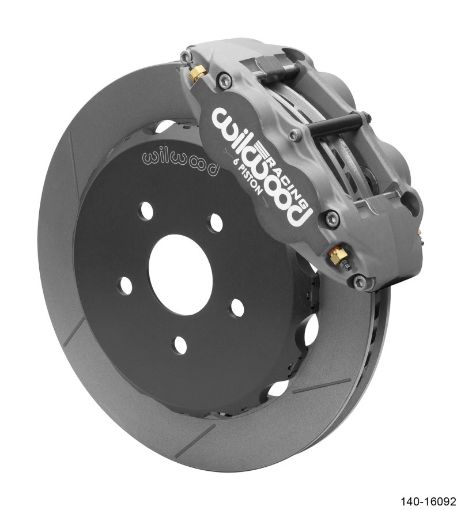 Picture of Wilwood Forged Narrow Superlite 6R Front Brake Kit (Race) 12.88in Slotted Rotor 06 - 15 Honda Civic Si