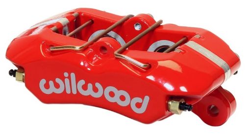 Picture of Wilwood Caliper - Forged Dynapro 4 5.25in Mount - Red - Universal 1.381.38in Pistons .81in Disc