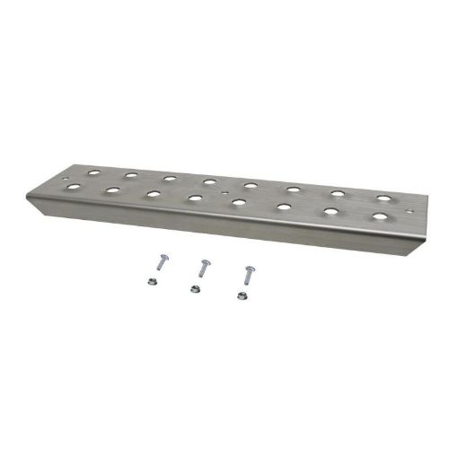 Picture of Westin 15in Step Plate wscrews (Set of 2) - Stainless Steel