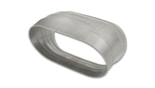 Picture of Vibrant Vertical 304 SS Nominal 3 in. Oval 3.10 in. Centerline Radius, 9 degree per cut - Set of 5