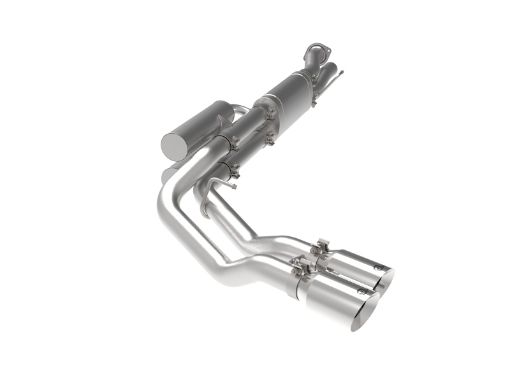 Picture of aFe Rebel Series 3in 409 SS Cat - Back Exhaust w Polish Tips 17 - 20 Ford F - 250 V8 6.2L
